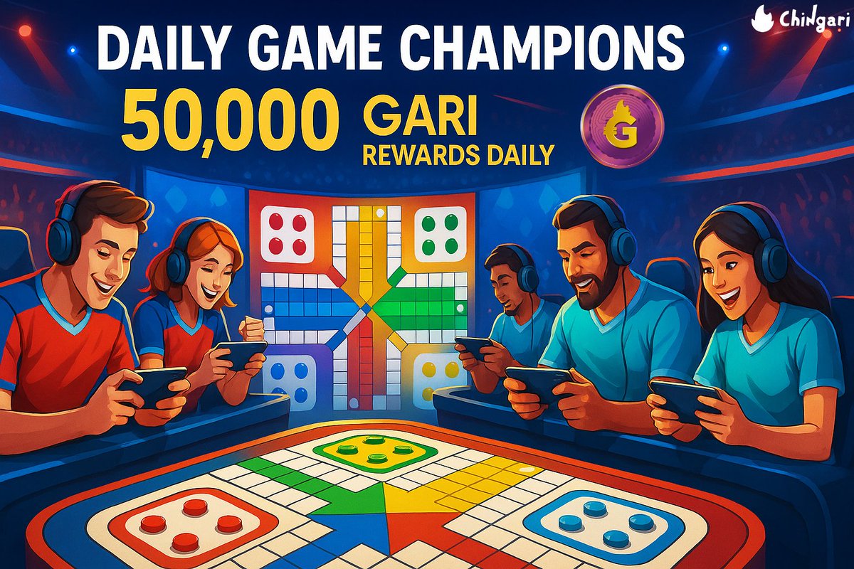 🎯 50,000 $GARI Drops DAILY?! Yes, you heard right!
Welcome to the ultimate Ludo showdown, where every roll counts and every move can make you a legend!

💰 Daily Rewards: 50,000 $GARI waiting to be claimed — every single day!
🎮 The Game: Classic Ludo with a twist of competition