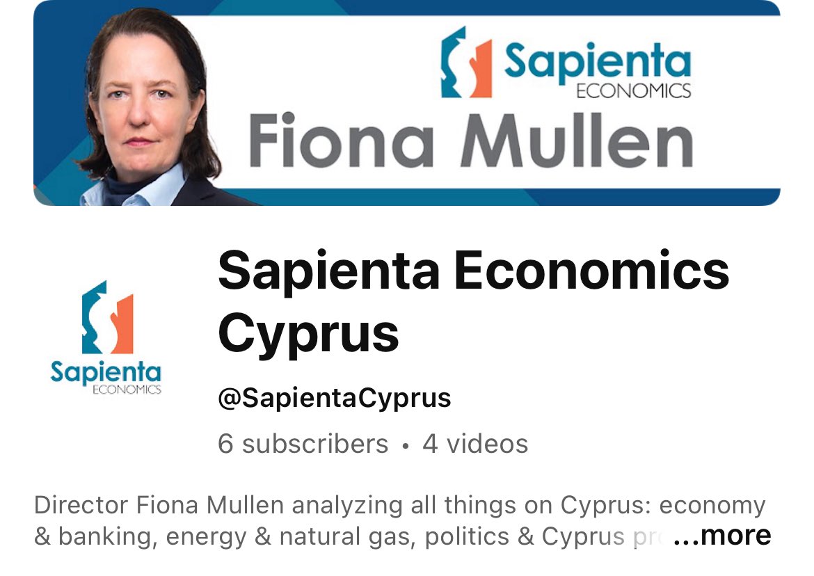 Have you seen our new YouTube channel? The monthly (for now) videos first appear on Sapienta.Substack.com and then on YouTube. youtube.com/@sapientacypru…