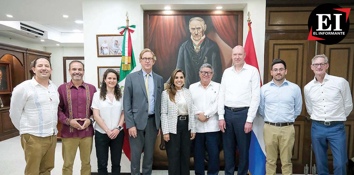 ElInformanteMX's tweet image. Analizan @MaraLezama y @WilfredMohr, #embajador de #PaísesBajos, #proyecto de #Saneamiento y #EconomíaCircular

Permitirá dar solución en el #LargoPlazo a la gestión de #sargazo en el norte de #QuintanaRoo.
Tags: @GobQuintanaRoo @NLinMexico
elinformante.mx/?p=83029