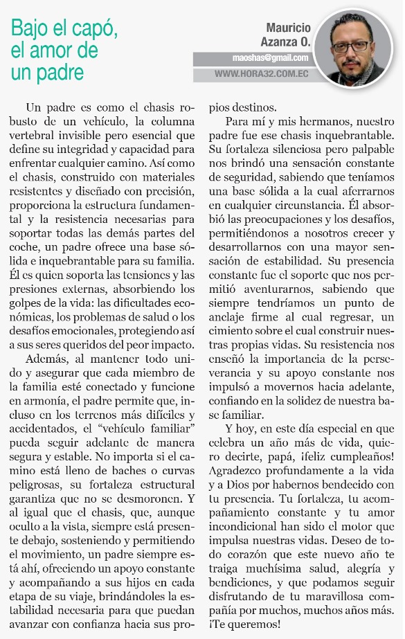 Feliz cumple papi.
issuu.com/hora32/docs/ho…