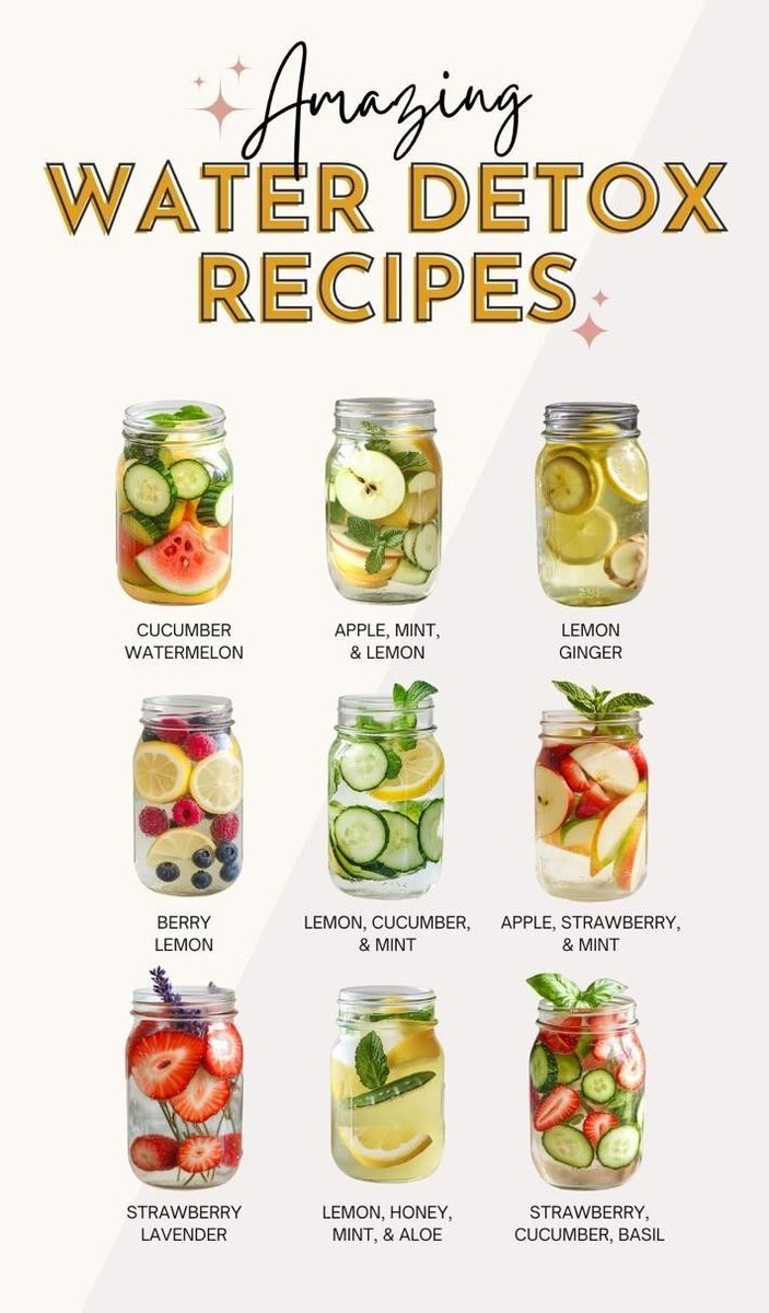 food_health_joy's tweet photo. 9 Detox Recipes To Enjoy On Hot Days🍉🥤 https://t.co/PuqVX4Tkxh