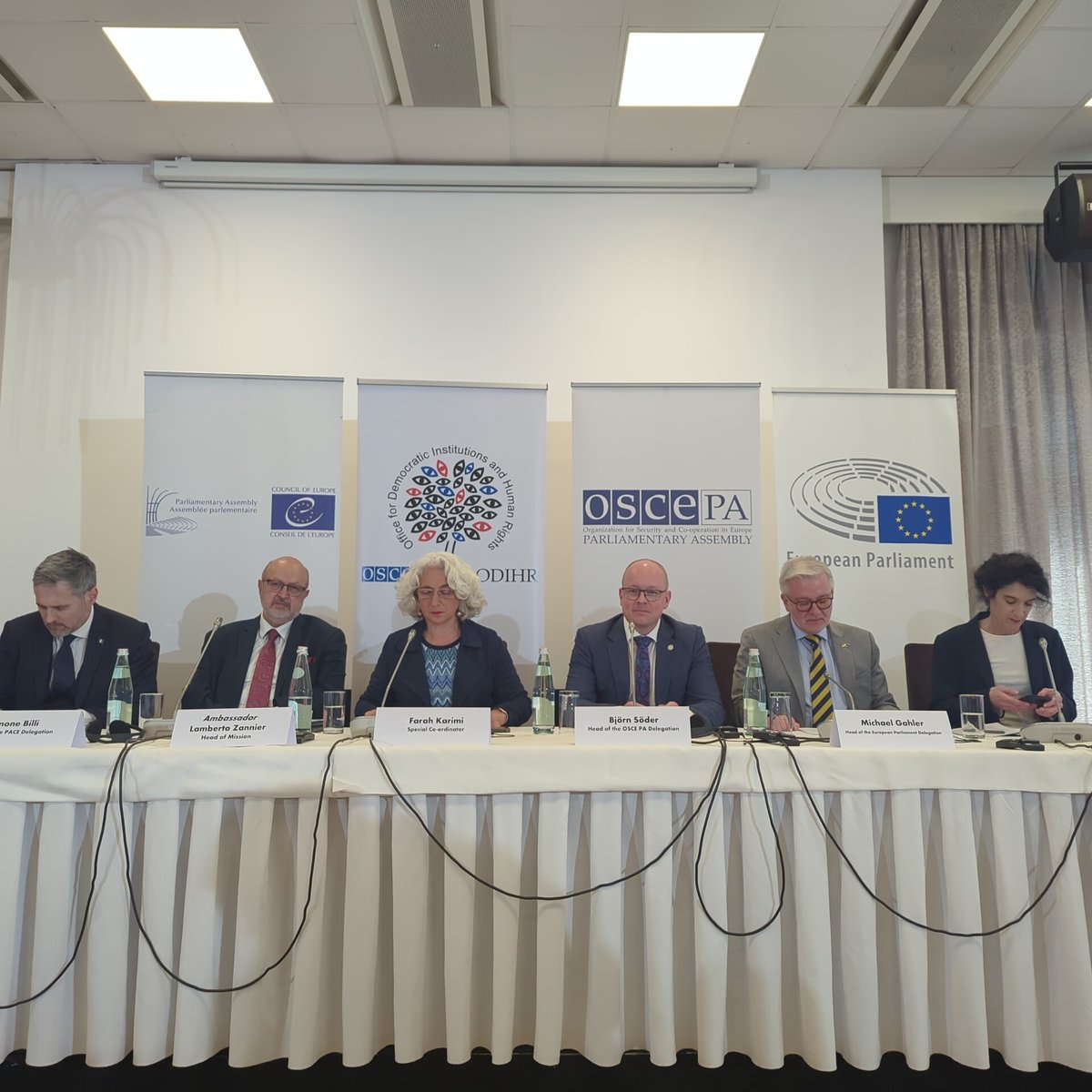 LIVESTREAM: International election observers to #Albania’s parliamentary elections hold a press conference to present their findings youtube.com/watch?v=yQ8BEA…