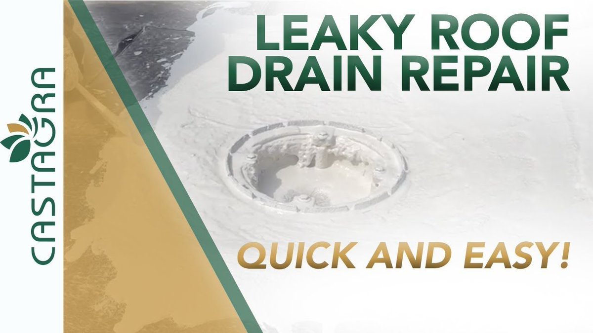 Do you have a leaky roof drain? Need to make a quick repair? Castagra's Patch &amp; Repair Kits are available now! 

youtube.com/watch?v=34Orhu… 

#roofrepair #roofing #roofers
