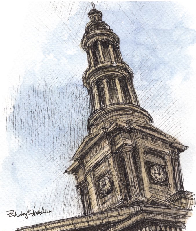 WhereArtI Edinburgh? 
My Monday quiz is up and running, can you name this new town place of worship? Sorry I’m a bit late I had a busy weekend at the Tartan Parade! 
Enter here:
edinburghsketcher.com/p/wherearti-12…

#edinburghquiz #edinburghlove #edinburghlocation #whereartiquiz