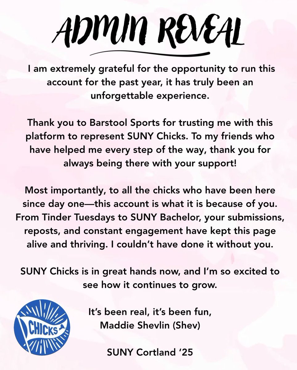 SUNY Chicks tweet media