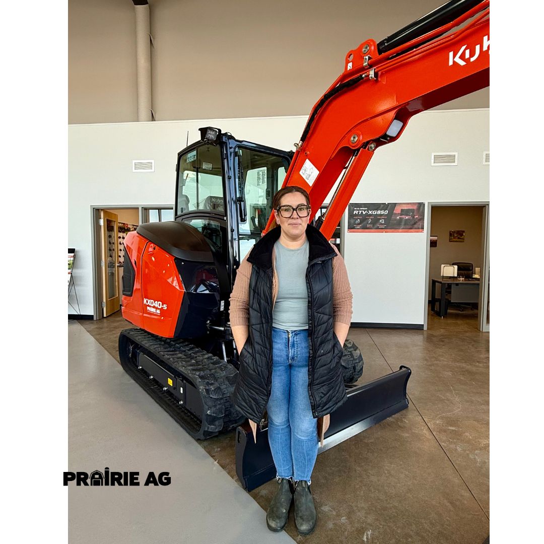 🌟 Welcome Kayla Torresan to Prairie Ag Kubota!

Kayla joins us as a parts Technician with great experience and a strong team mindset, we’re excited to have her on board!

#PrairieAg #Kubota #EmployeeWelcome #PartsTechnician #CanadianAgriculture