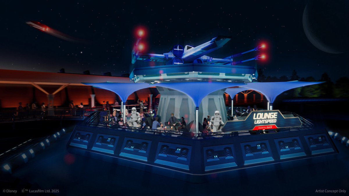 Dès le 31 mai 2025, il sera possible de rencontrer les adorables droïdes BDX, ainsi que d’autres personnages Star Wars, à Lounge Lightspeed, une nouvelle terrasse chic et éphémère situé sur le toit de Starport proposant une expérience unique et sans précédent !
