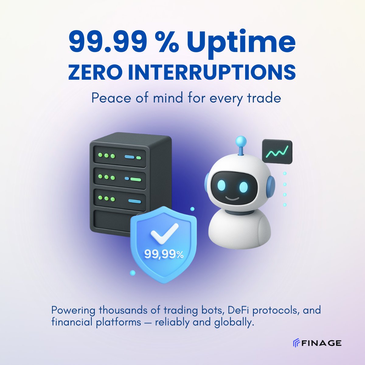 finageltd's tweet image. Built for stability. Trusted by thousands.
99.99% uptime for uninterrupted performance.

🔗 finage.co.uk

#TradingInfrastructure #APIPerformance #FintechReliability