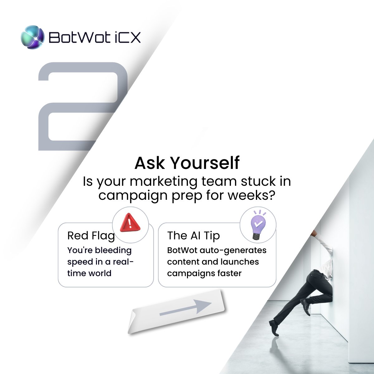 BotWot_iCX's tweet image. Is it the right time to bring AI into your business? If delays, guesswork, or silos are holding you back, the answer is YES.
#deeplearning #deeplearningmachine #marketingideas #marketingconsultant
(Thread)