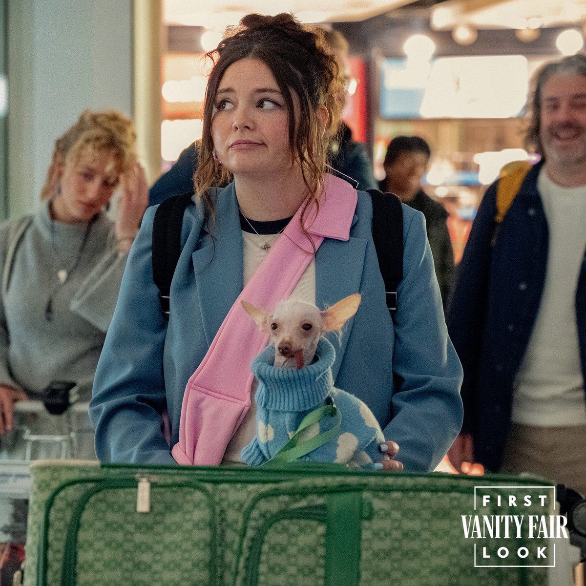 VanityFair's tweet image. First Look: Meg Stalter stars in ‘Too Much,’ Lena Dunham’s bold, subversive return to TV.
 
“It was always written for Meg,” Dunham tells VF. “I don’t have a strong desire to be in front of the camera these days.” 

Take an early look at the new series: vanityfair.com/hollywood/stor…