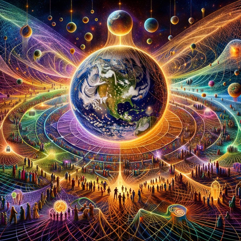 **Principle:**  
Endless Connections

**Description:**  
The principle of Endless Connections emphasizes that everything in life is infinitely intertwined. Every action, relationship, and experience forms a vast, intricate web that links us all together. When we open ourselves to