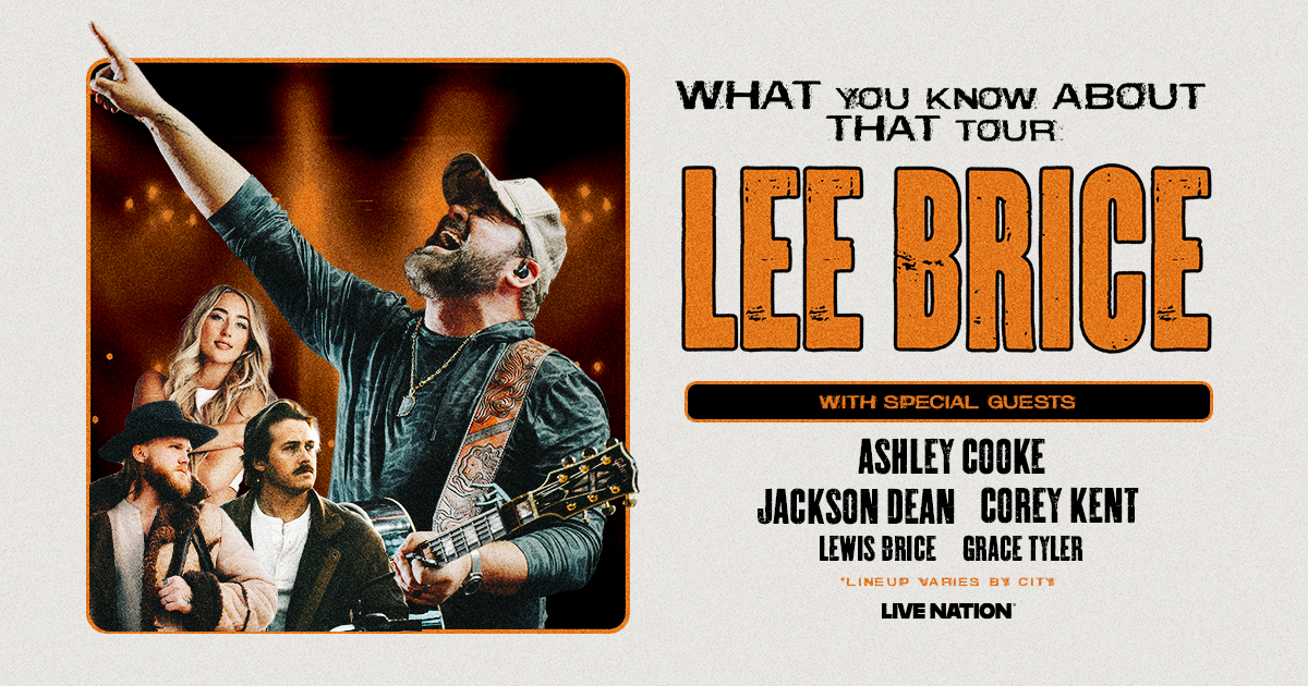 Meadow Brook Amphitheatre (@meadowbrookamp) on Twitter photo JUST ANNOUNCED ๐ค <a href="/leebrice/">Lee Brice</a> is hitting <a href="/MeadowBrookAmp/">Meadow Brook Amphitheatre</a> on September 19 for the What You Know About That Tour along with special guests <a href="/TheJacksonDean/">JacksonDean</a> and <a href="/lewisbrice/">Lewis Brice</a>! Tickets on sale Friday! JUST ANNOUNCED ๐ค <a href="/leebrice/">Lee Brice</a> is hitting <a href="/MeadowBrookAmp/">Meadow Brook Amphitheatre</a> on September 19 for the What You Know About That Tour along with special guests <a href="/TheJacksonDean/">JacksonDean</a> and <a href="/lewisbrice/">Lewis Brice</a>! Tickets on sale Friday!