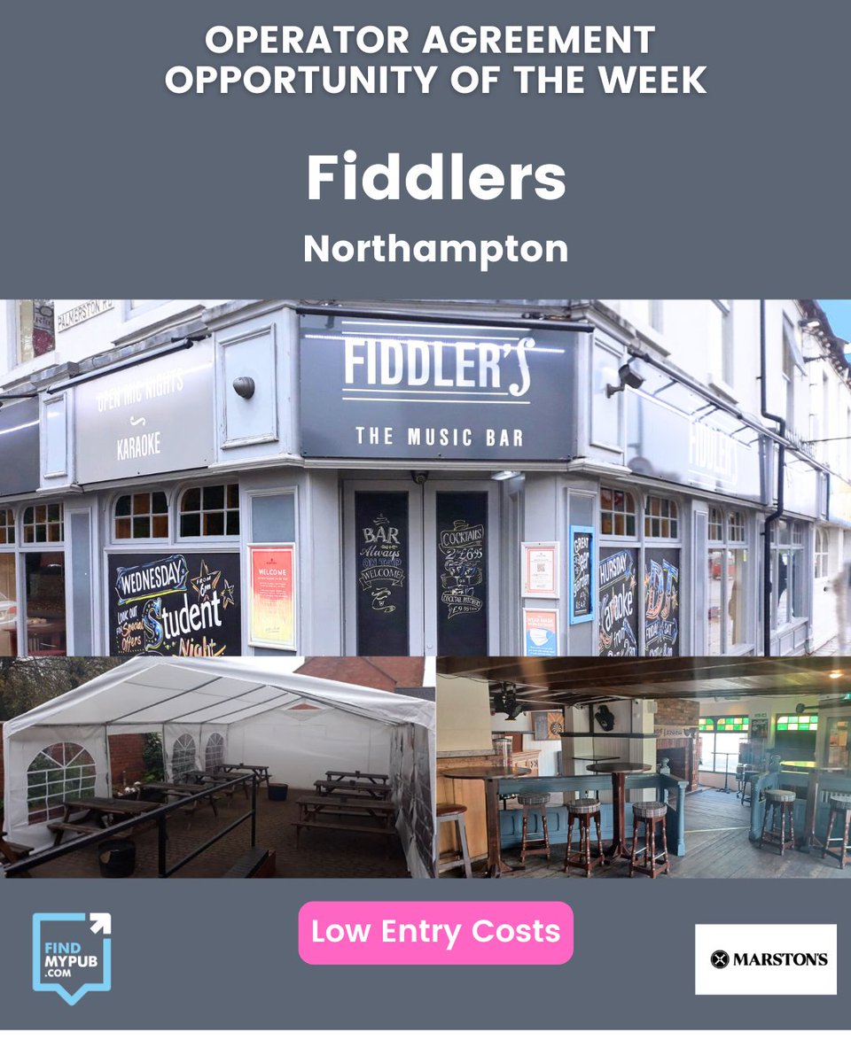 📍The Fiddler’s is a well-known Northampton music venue that attracts the drinkers and partygoers. 

Sound like the pub for you? 👉 ow.ly/nLni50VQWHm