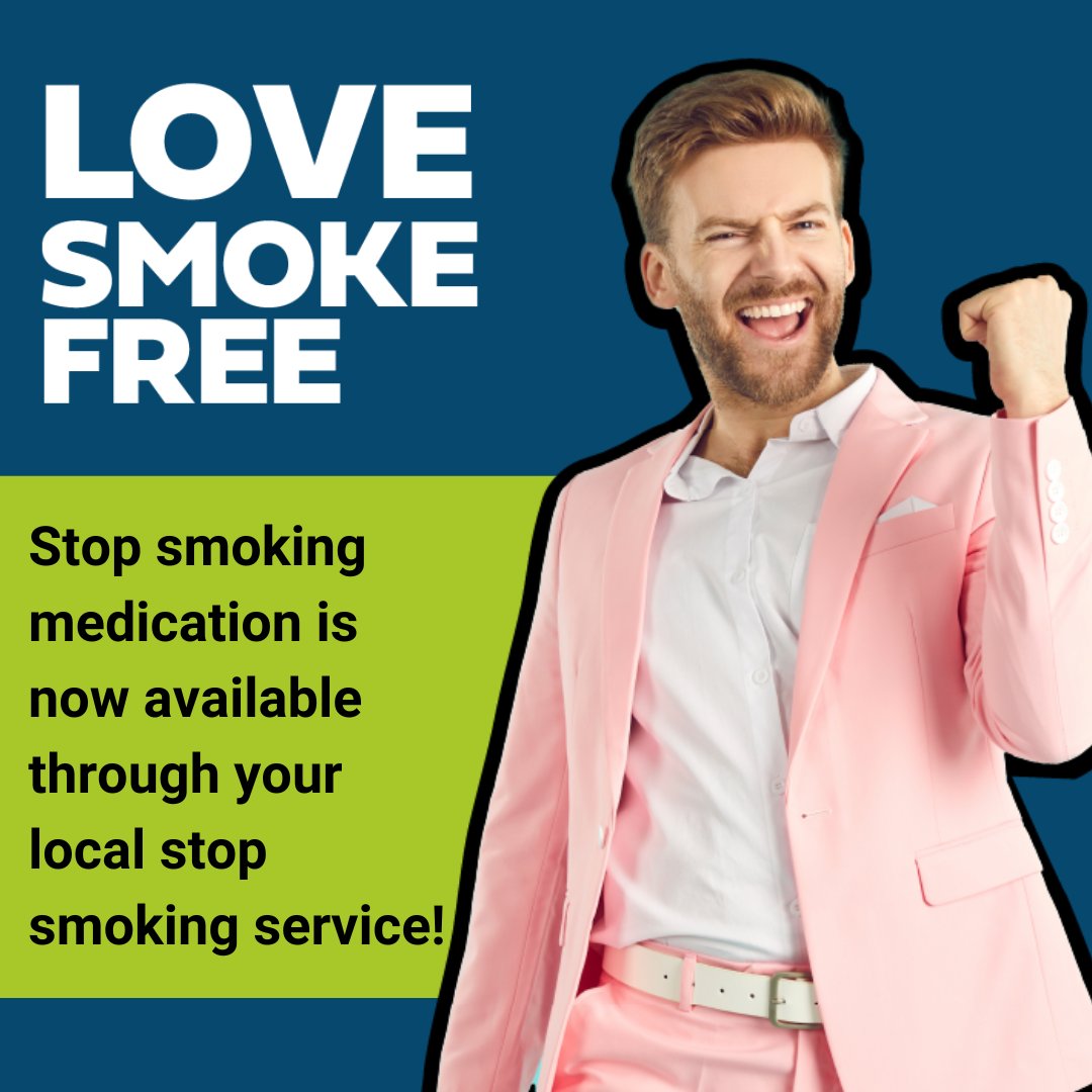 Did you know?🤔

Safe, effective stop smoking medication is now available to you for FREE!🚭

Get 12 weeks of FREE behavioural support and stop smoking medication today through your local stop smoking service!🧠

Make the change to your health you deserve:
smokefreecw.co.uk