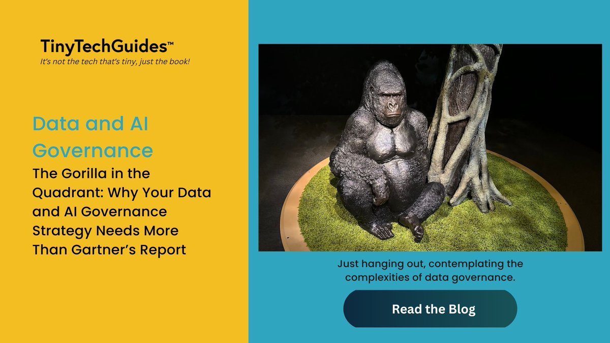Gartner's Magic Quadrant for Data &amp; Analytics Governance Platforms is out!  👀 Key takeaways: integration is critical, AI/ML is a MUST, and don't be afraid to explore beyond the "Leaders."  #DataGovernance #AIgovernance #GartnerMQ 
buff.ly/3Ep6Jk6