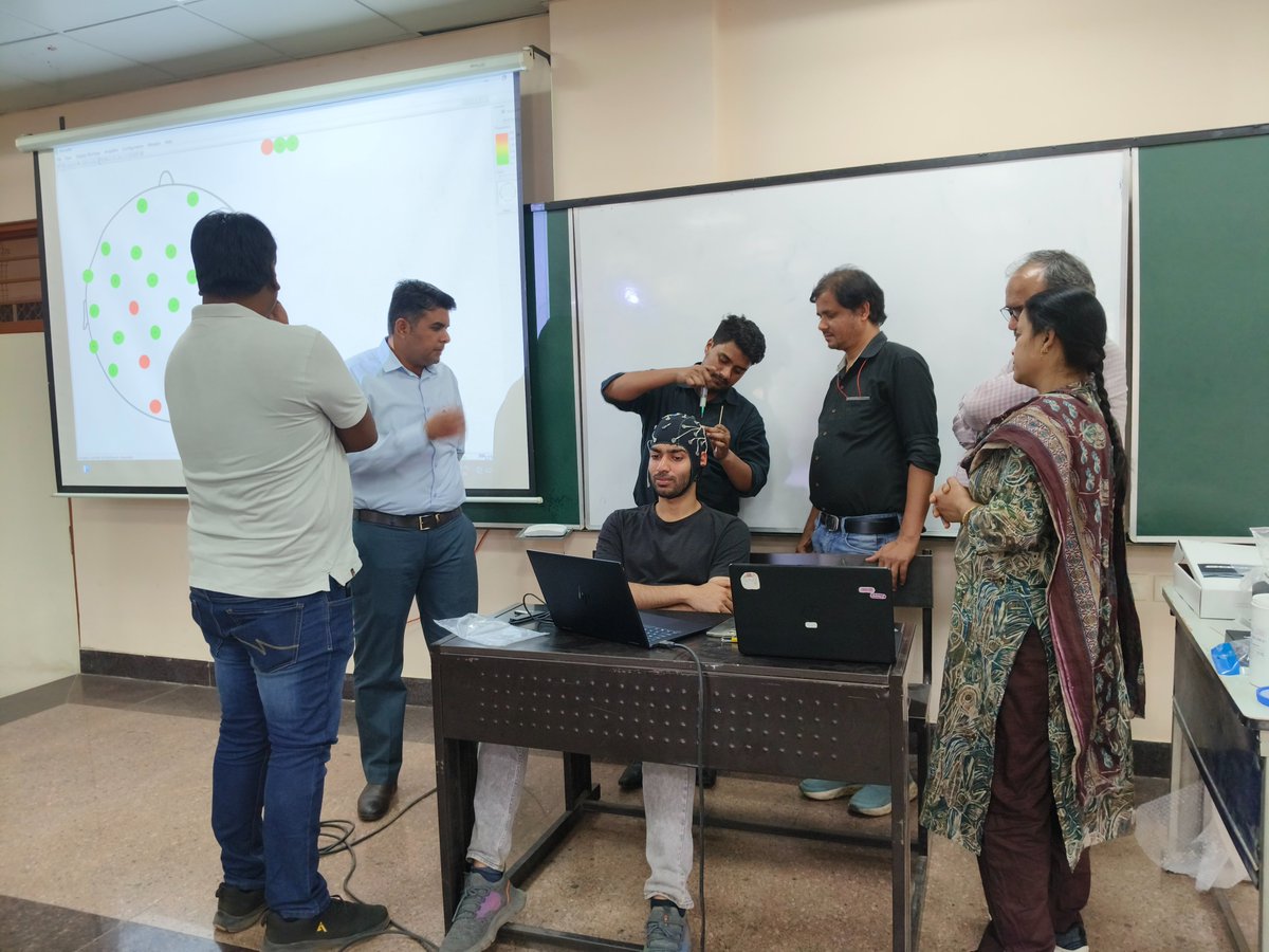 We've successfully installed the <a href="/Brain_Products/">Brain Products</a> EEG system in Bhopal! 🧠

✅ Wireless, mobile-ready EEG
✅ Compatible with active &amp; passive electrodes
✅ Ideal for advanced neuro research

Comprehensive training delivered for smooth integration!
#EEG #Neuroscience #BrainProducts