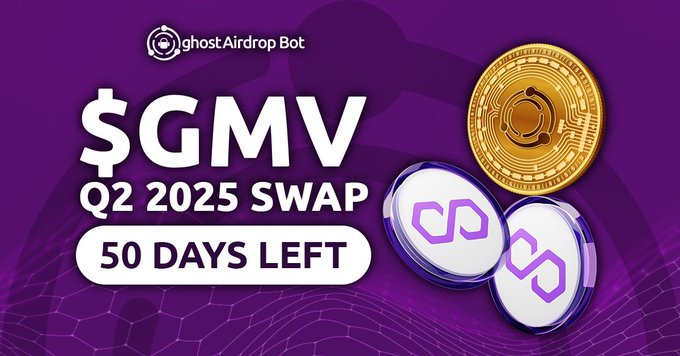 🚨 GHOST Q2 2025 SWAP 🚨

Earned #GMV points via #ghostAirdropBot? Claim them by JUN 30 to receive your on-chain $GMV on #POL ! 👻

⏳ 50 DAYS LEFT – Don’t miss out!

🔗 Claim here: http://ghostchain.io/swap-q2-25

#DeFi #Airdrop #Crypto #Polygon #GMV