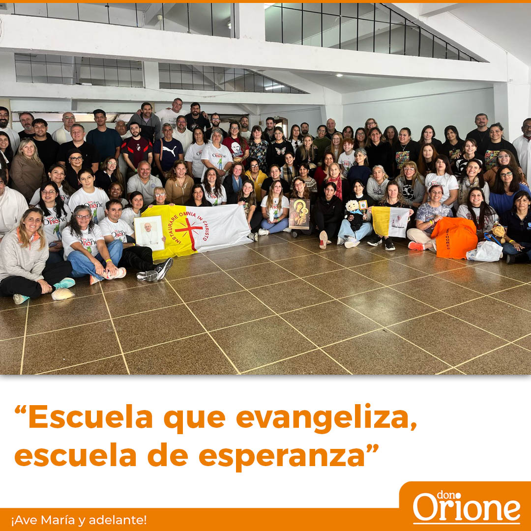 🙋‍♀️📚🙋 Más de 90 Agentes de Pastoral de la Obra Don Orione se reunieron en Villa Giardino, Córdoba, en un espacio de formación, intercambio y espiritualidad.
📷 MIRÁ bit.ly/EscuelaOrionita

#DonOrione #SomosOronitas #Educación #Esperanza