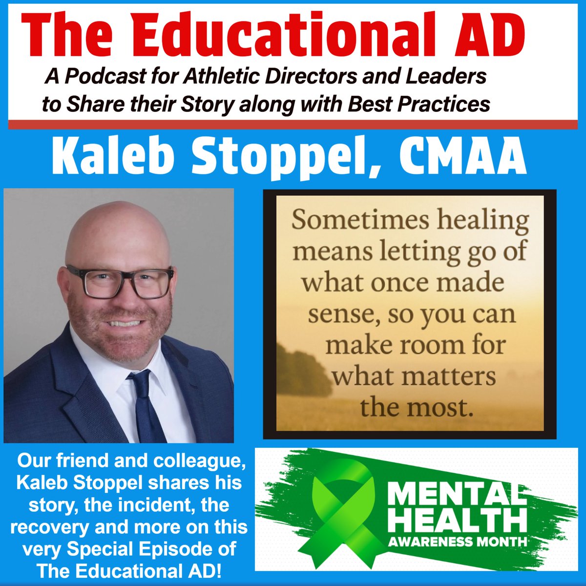 Jake von Scherrer, CMAA The Educational AD Podcast (@jakestouchdown) on Twitter photo Kaleb Stoppel, CMAA shares his incredible story of courage and recovery on The Educational AD!
open.spotify.com/episode/5miBzu…
<a href="/coach_ad/">Coach & AD Magazine</a> <a href="/KIAAAks/">KIAAA</a> <a href="/NIAAA9100/">NIAAA</a> <a href="/AD__insider/">Athletic Director Insider</a> <a href="/NIMHgov/">National Institute of Mental Health (NIMH)</a> <a href="/DrKalebStoppel/">Dr. Kaleb Stoppel</a> <a href="/WichitaUSD259/">Wichita Public Schools</a> <a href="/OfficialTHSADA/">THSADA</a> <a href="/olatheschools/">Olathe Public Schools</a> <a href="/MIAAAMO1/">MIAAAMO</a> <a href="/ArkHSADs/">AHSAAA</a> <a href="/GADACOACHES/">GADA</a> <a href="/CSADAOnline/">CSADA</a> Kaleb Stoppel, CMAA shares his incredible story of courage and recovery on The Educational AD!
open.spotify.com/episode/5miBzu…
<a href="/coach_ad/">Coach & AD Magazine</a> <a href="/KIAAAks/">KIAAA</a> <a href="/NIAAA9100/">NIAAA</a> <a href="/AD__insider/">Athletic Director Insider</a> <a href="/NIMHgov/">National Institute of Mental Health (NIMH)</a> <a href="/DrKalebStoppel/">Dr. Kaleb Stoppel</a> <a href="/WichitaUSD259/">Wichita Public Schools</a> <a href="/OfficialTHSADA/">THSADA</a> <a href="/olatheschools/">Olathe Public Schools</a> <a href="/MIAAAMO1/">MIAAAMO</a> <a href="/ArkHSADs/">AHSAAA</a> <a href="/GADACOACHES/">GADA</a> <a href="/CSADAOnline/">CSADA</a>