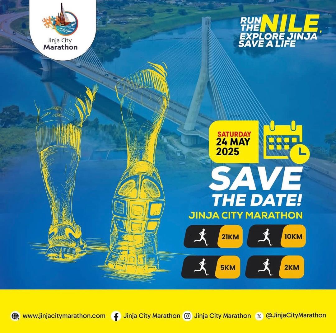 To saving the world everyday. Jinja City is organizing marathon to raise funds for maternal health. The goal is to purchase Baby Humidicribs and mama kits for health centers in Bugembe, Budondo, Walukuba, Mpumudde, and Jinja Referral Hospital. The marathon kit is at 25000/=