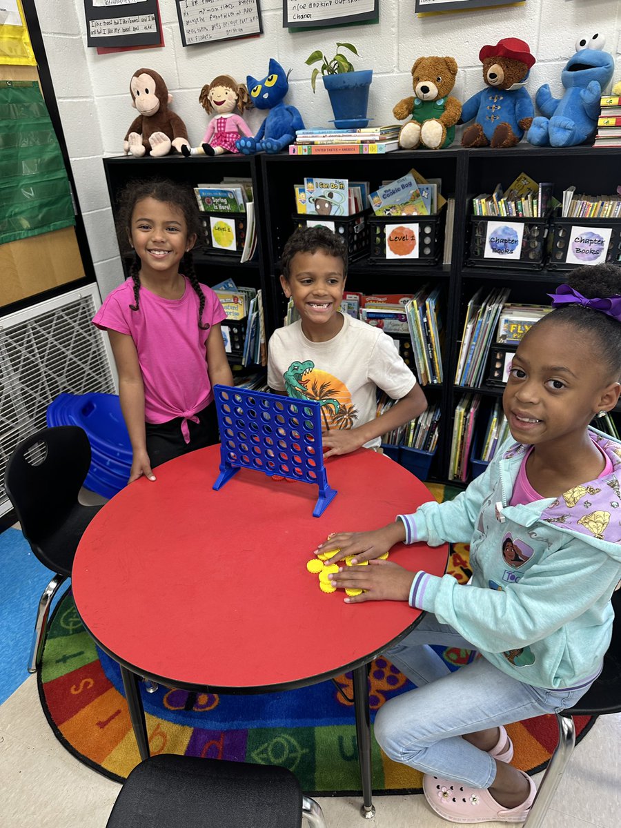 First grade <a href="/joynerTPSD/">Joyner Elementary</a> continues their daily riddles, counting down to the end of school. The riddle solution on this day? Games. So what’s the prize? A time with some games. And this is a great time to say THANK YOU PTA for the great game cart you provided.