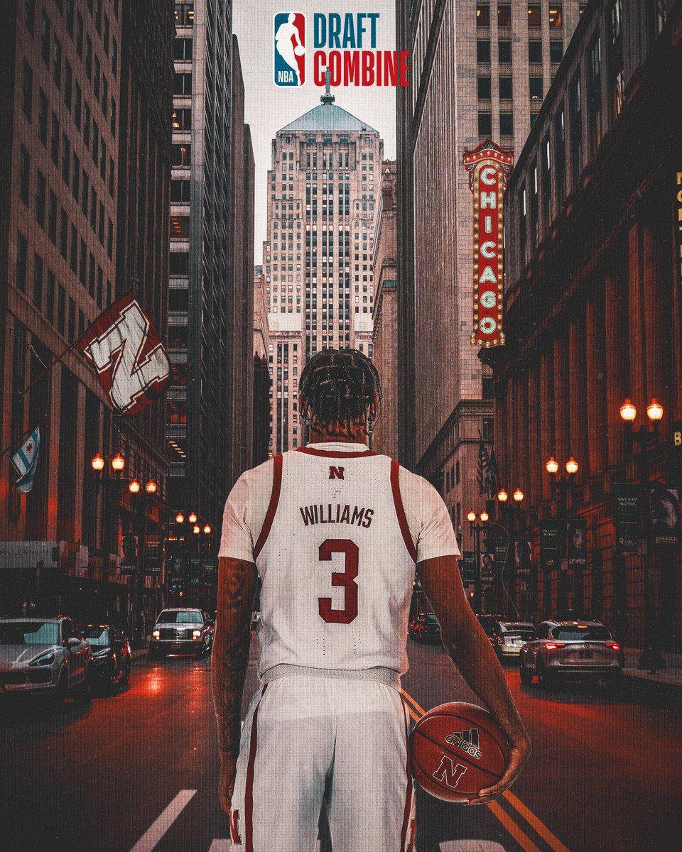 Nebraska Men's Basketball (@huskermbb) on Twitter photo Road starts here. ✊
Best of luck <a href="/bgotit_/">Brice Williams</a> as the NBA Draft Combine begins in Chicago. Road starts here. ✊
Best of luck <a href="/bgotit_/">Brice Williams</a> as the NBA Draft Combine begins in Chicago.