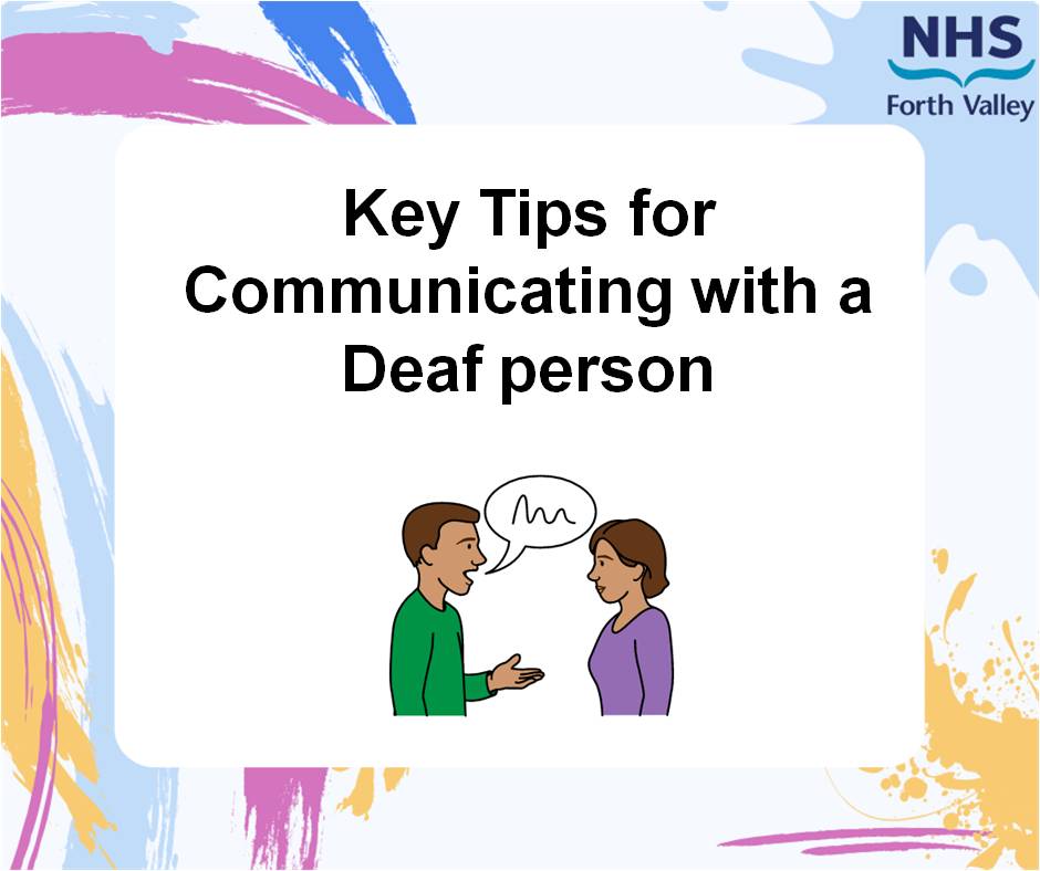 slt_fv's tweet image. As we continue our month celebrating Deaf Awareness, today we are sharing our top tips for communicating with a Deaf person. #sltfv