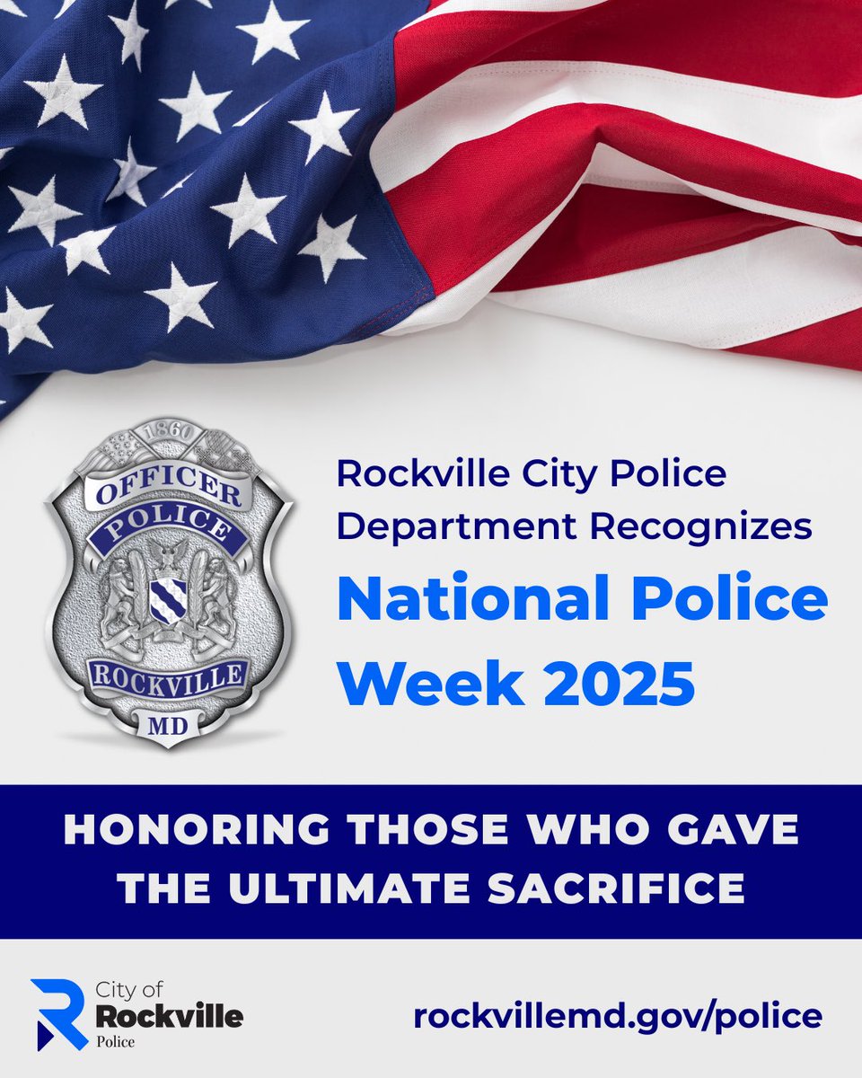 This week, we honor the heroes who gave the ultimate sacrifice. 💙
During #NationalPoliceWeek, RCPD remembers their service, bravery, and legacy. We stand with their families and vow never to forget.