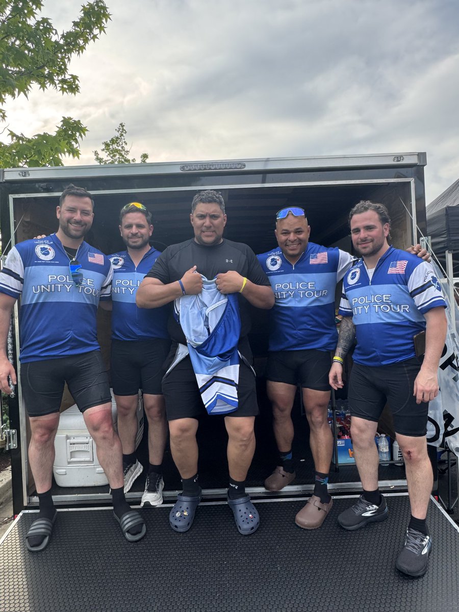 Hoboken PSOA (@hobokenpsoa2) on Twitter photo Our Hoboken Police Unity Tour team is setting off for day 4 of 4. Today they ride to the finish line in Washington DC. Our Unions are extremely proud of our team and every officer riding to remember the fallen. <a href="/HobokenPBA2/">Hoboken PBA #2 🚓</a> <a href="/NJSPBA/">New Jersey State PBA</a> <a href="/njHonorLegion/">NJ Honor Legion</a> Our Hoboken Police Unity Tour team is setting off for day 4 of 4. Today they ride to the finish line in Washington DC. Our Unions are extremely proud of our team and every officer riding to remember the fallen. <a href="/HobokenPBA2/">Hoboken PBA #2 🚓</a> <a href="/NJSPBA/">New Jersey State PBA</a> <a href="/njHonorLegion/">NJ Honor Legion</a>