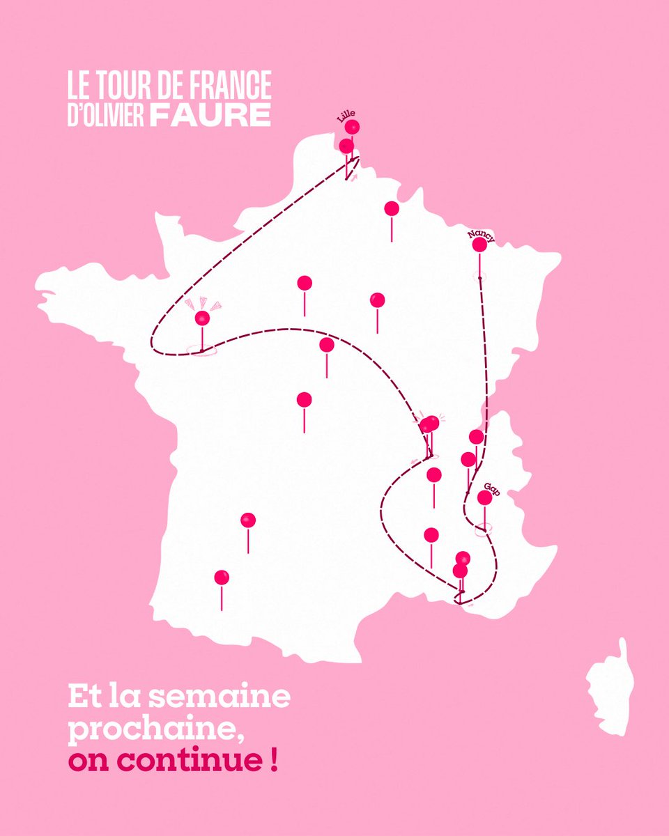 Le Coeur de la gauche ! (@coeurdelagauche) on Twitter photo đ«đ· Le tour de France de <a href="/faureolivier/">Olivier Faure</a> continue !
Au programme de cette semaine : assemblĂ©es gĂ©nĂ©rales, rencontres militantes et sĂ©ances de dĂ©dicaces đ
Lille, Angers, Lyon, Aix-en-Provence, Marseille, Gap, Grenoble, ChambĂ©ry⊠et enfin Nancy, on a hĂąte de tous vous retrouver đ„ đ«đ· Le tour de France de <a href="/faureolivier/">Olivier Faure</a> continue !
Au programme de cette semaine : assemblĂ©es gĂ©nĂ©rales, rencontres militantes et sĂ©ances de dĂ©dicaces đ
Lille, Angers, Lyon, Aix-en-Provence, Marseille, Gap, Grenoble, ChambĂ©ry⊠et enfin Nancy, on a hĂąte de tous vous retrouver đ„