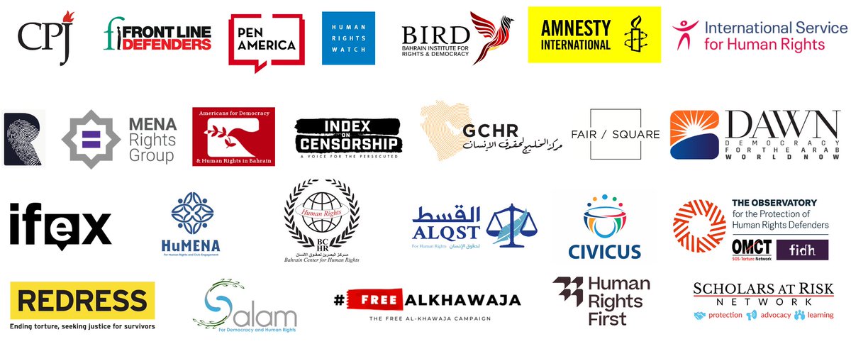 البحرين: رسالة مشتركة بشأن حالة حقوق الإنسان إلى الدول الأعضاء والمراقبة في مجلس حقوق الإنسان التابع للأمم المتحدة
الدورة التاسعة والخمسون القادمة لمجلس حقوق الإنسان وعيد الأضحى المبارك
gc4hr.org/ar/joint-lette…