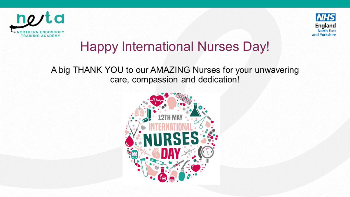 Happy #InternationalNursesDay2025! Thank you to our AMAZING Nurses for everything you do #nursing #endoscopy #NETA #NEYETA