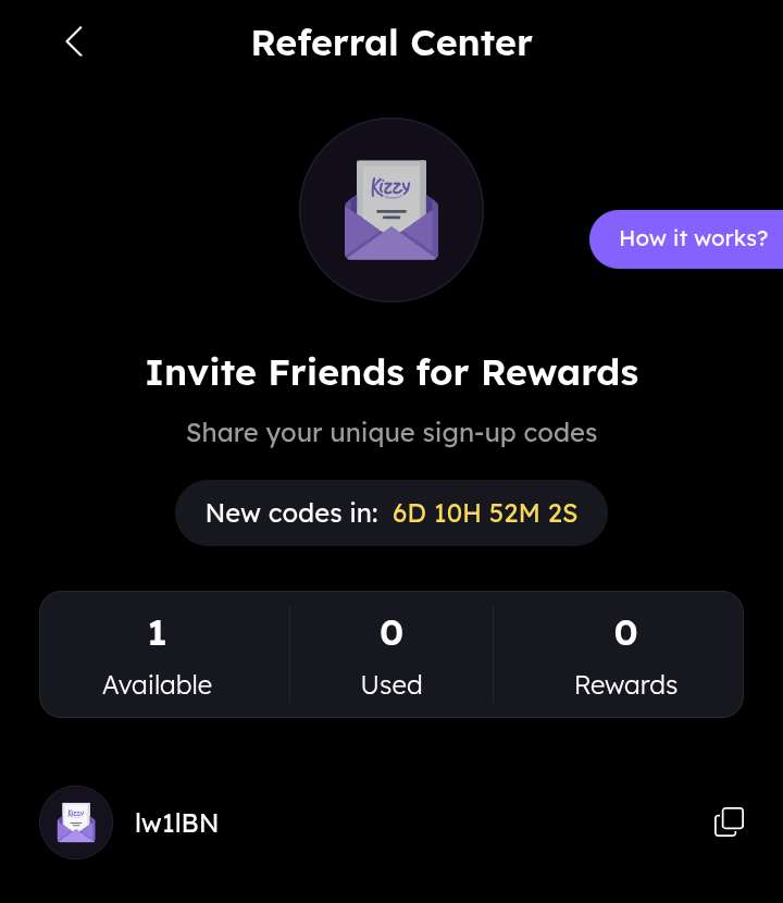 Gmonad
<a href="/kizzymobile/">Kizzy.io</a> 
Bet now in yout favorite content creator. either youtube and twitter. 

here my invite code
lw1lBN

only valid for one invite

#MonadTestnet #kizzy