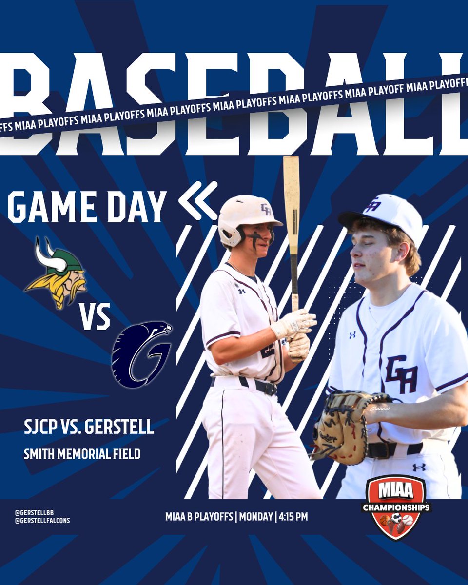 Baseball continues their hunt in the second game of the playoffs today. The Falcons host SJCP at 4:15pm.