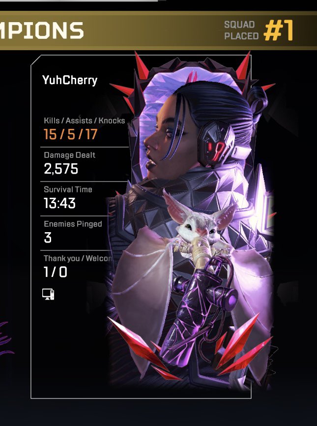 1st game on and i wasn’t streaming yet. Lurks appreciated twitch.tv/yuhcherry_