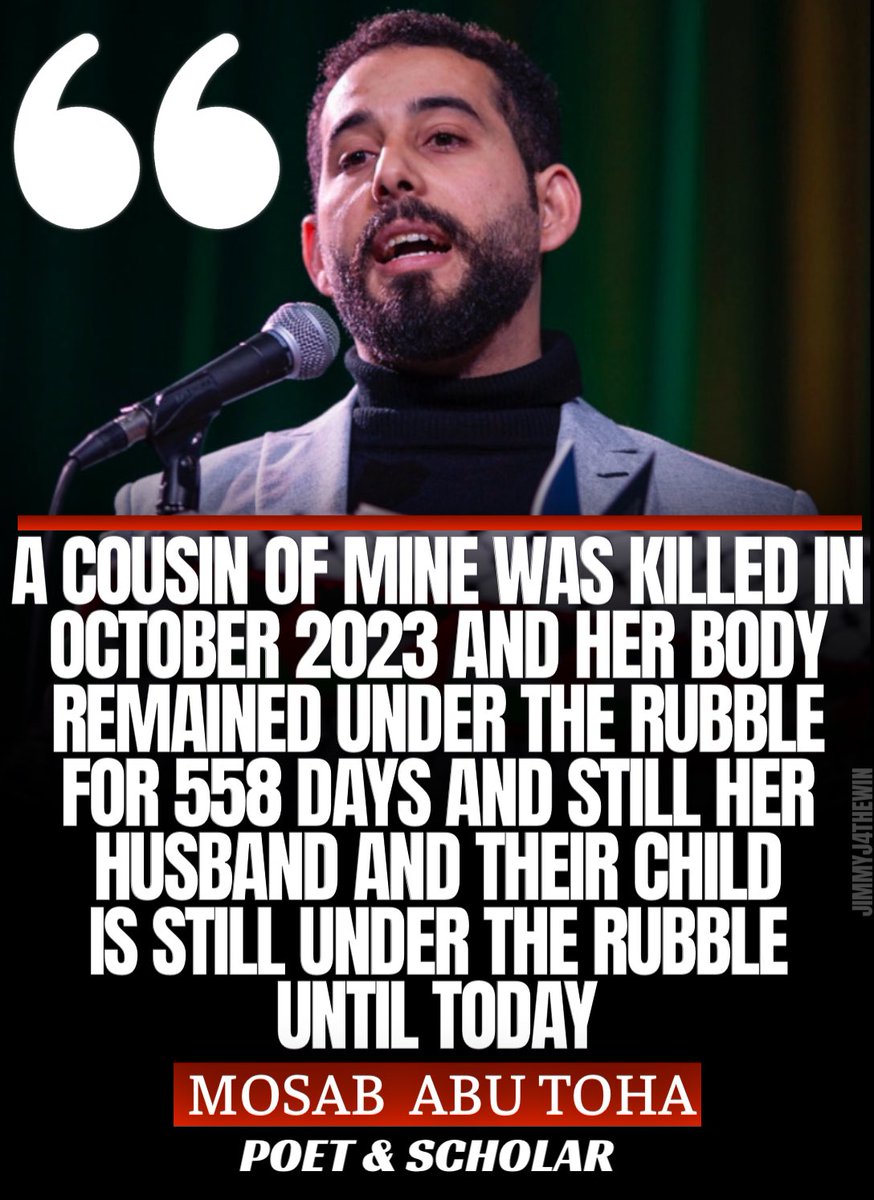 ๐๐ฒ๐ถ๐ถ๐ ๐ ๐ซ๐๏ธ๐ต๐ธ (@jimmyj4thewin) on Twitter photo Mosab Abu Toha, Pulitzer Prize recipient, reveals truths the media ignores in his MSNBC appearance. Mosab Abu Toha, Pulitzer Prize recipient, reveals truths the media ignores in his MSNBC appearance.