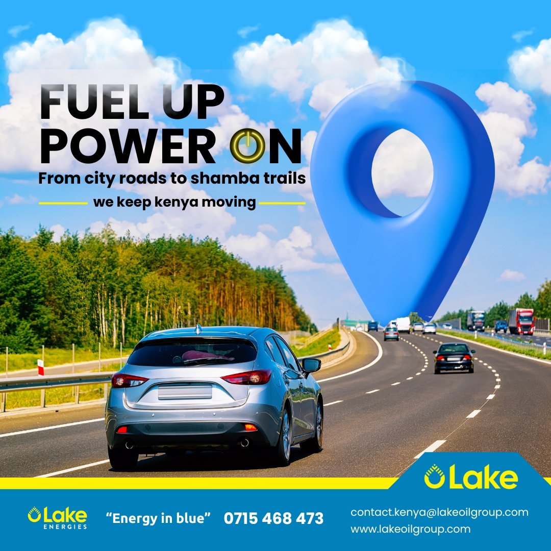 From dusty shortcuts to busy highways—if it moves, we’re behind it. Fueling hustle, powering journeys

Contact us on 📞: 0715 468 473 or visit our website 🌐 lakeoilgroup.com today for any inquiries.
.
.
.⛽💙 #Lakelubes #PowerfulEngine #qualityservice #lakeenergieskenya