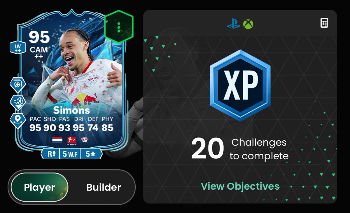 🚨TAKING ORDERS FOR XAVI SIMONS OBJ NOW🚨

•One of the best CAMs on the game✅
•£55 for him to be completed✅
•Full refund if we don’t get him✅

Don’t miss your spot 🫵