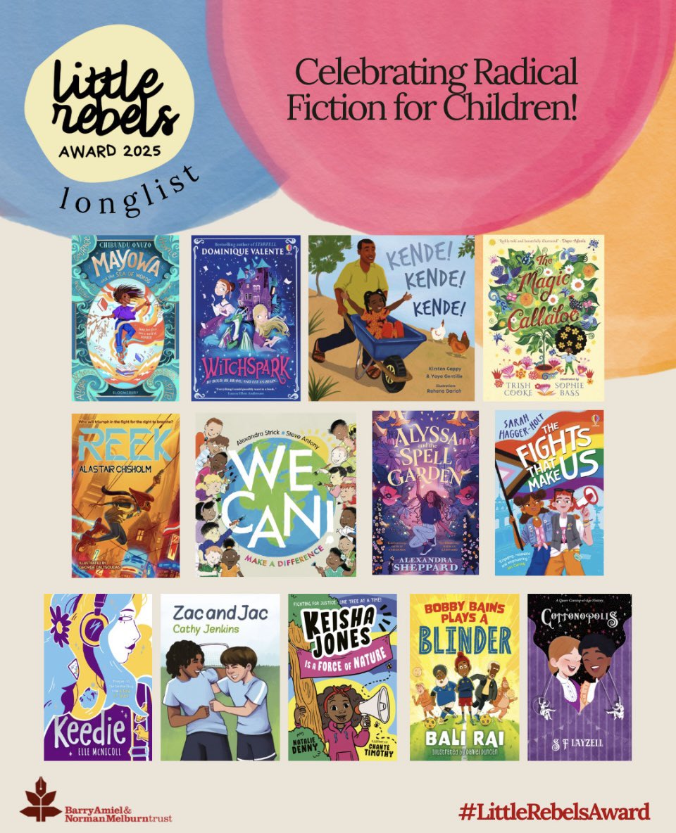 We are SO thrilled that WE CAN has been long listed for the 2025 Little Rebels Award. This is such an honour! And huge congrats to everyone else on the long list!