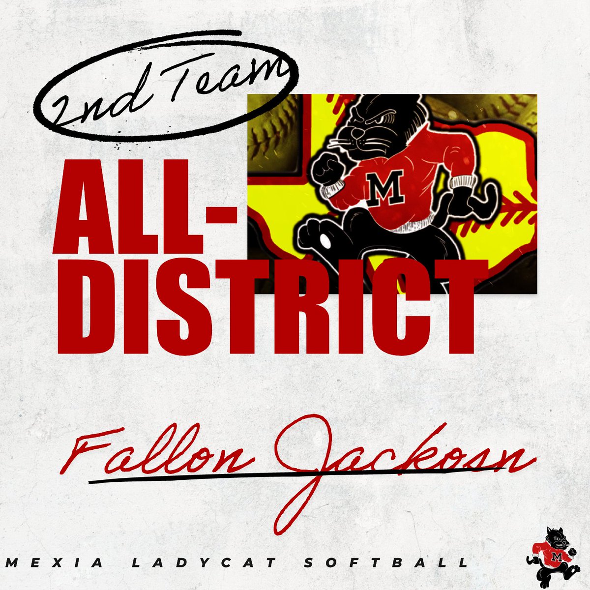 Congratulations to Fallon Jackson on receiving District 20-3A 2nd Team All-District! #WEKAT