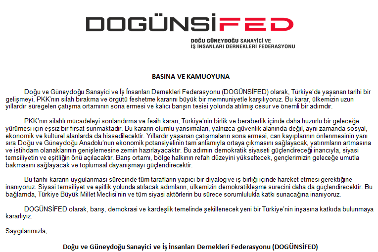 12 Mayıs 2025 tarihinde yapılan çağrıya ilişkin açıklamamız.
⬇️