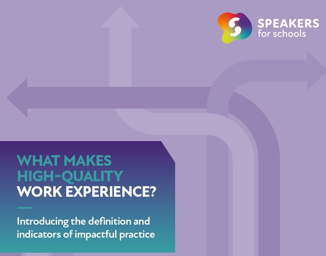 📢 Join us on Social Mobility Day to launch Speakers for Schools' new framework for impactful work experience 📢

Speakers for Schools invites you to a live webinar as we unveil a research-based, practical framework designed to help employers and providers create high-quality and