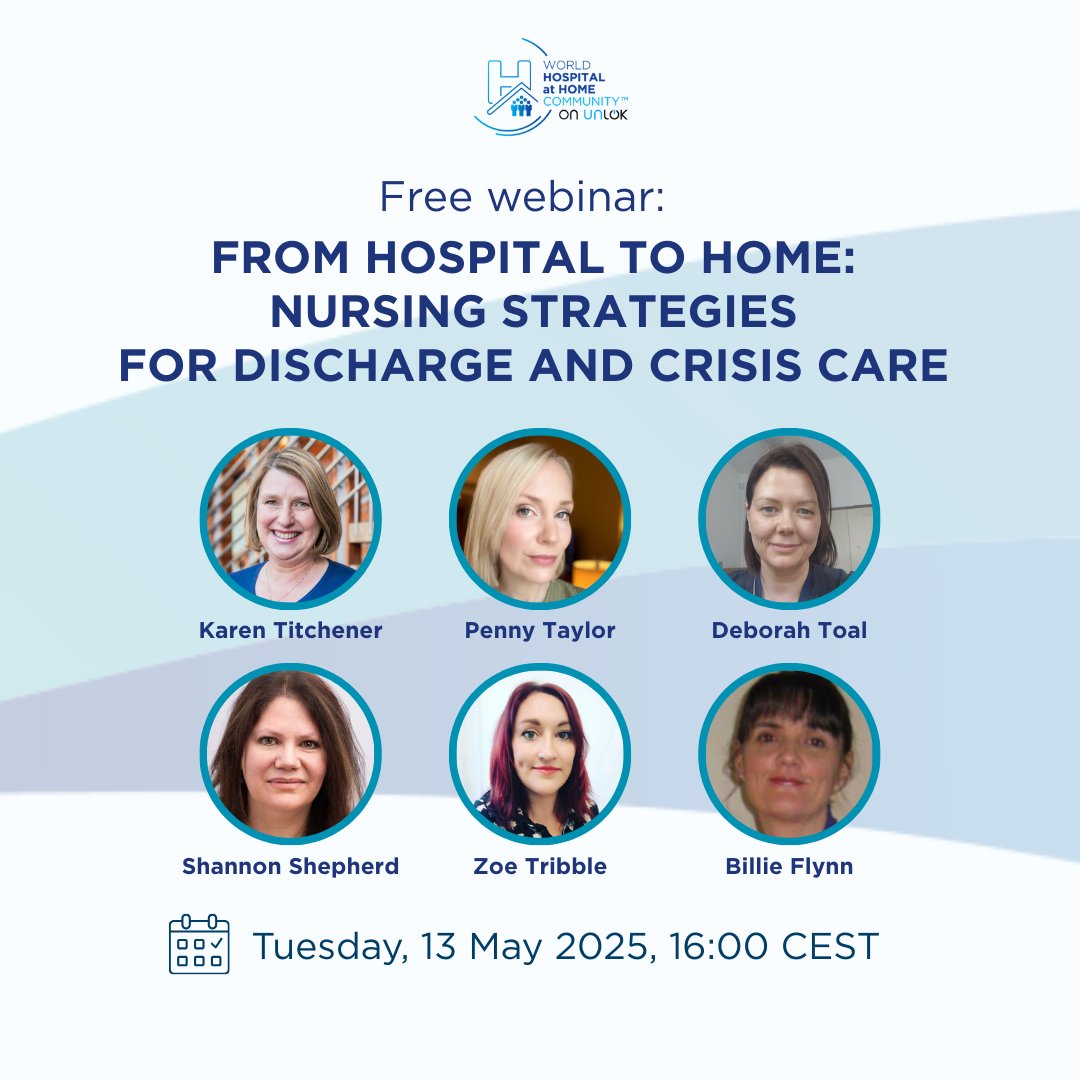 Discover real-world strategies for crisis management, in-home care &amp; patient transitions in our upcoming webinar with leading experts. Learn how nursing roles are expanding to meet today’s urgent healthcare needs. ➡️ bit.ly/4m3F3lZ #WHAHC #hospitalathome #nurses
