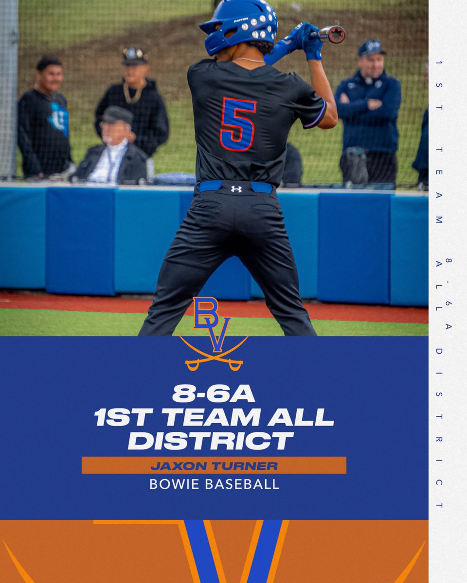 Arlington Bowie Baseball (@baseballbowie) on Twitter photo Congrats to Junior Jaxon Turner <a href="/JaxonTu24409475/">Jaxon Turner</a> on being named 1st Team All-district outfielder! #family #SEE Congrats to Junior Jaxon Turner <a href="/JaxonTu24409475/">Jaxon Turner</a> on being named 1st Team All-district outfielder! #family #SEE