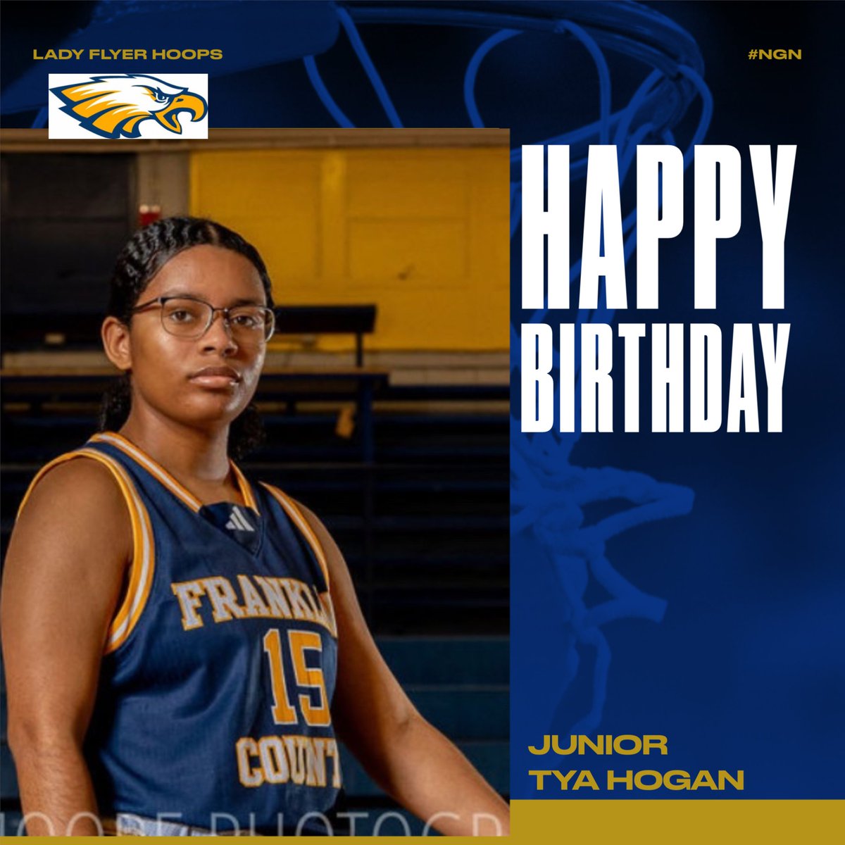 Happy Birthday to Lady Flyer Junior #15 Tya Hogan! #NGN