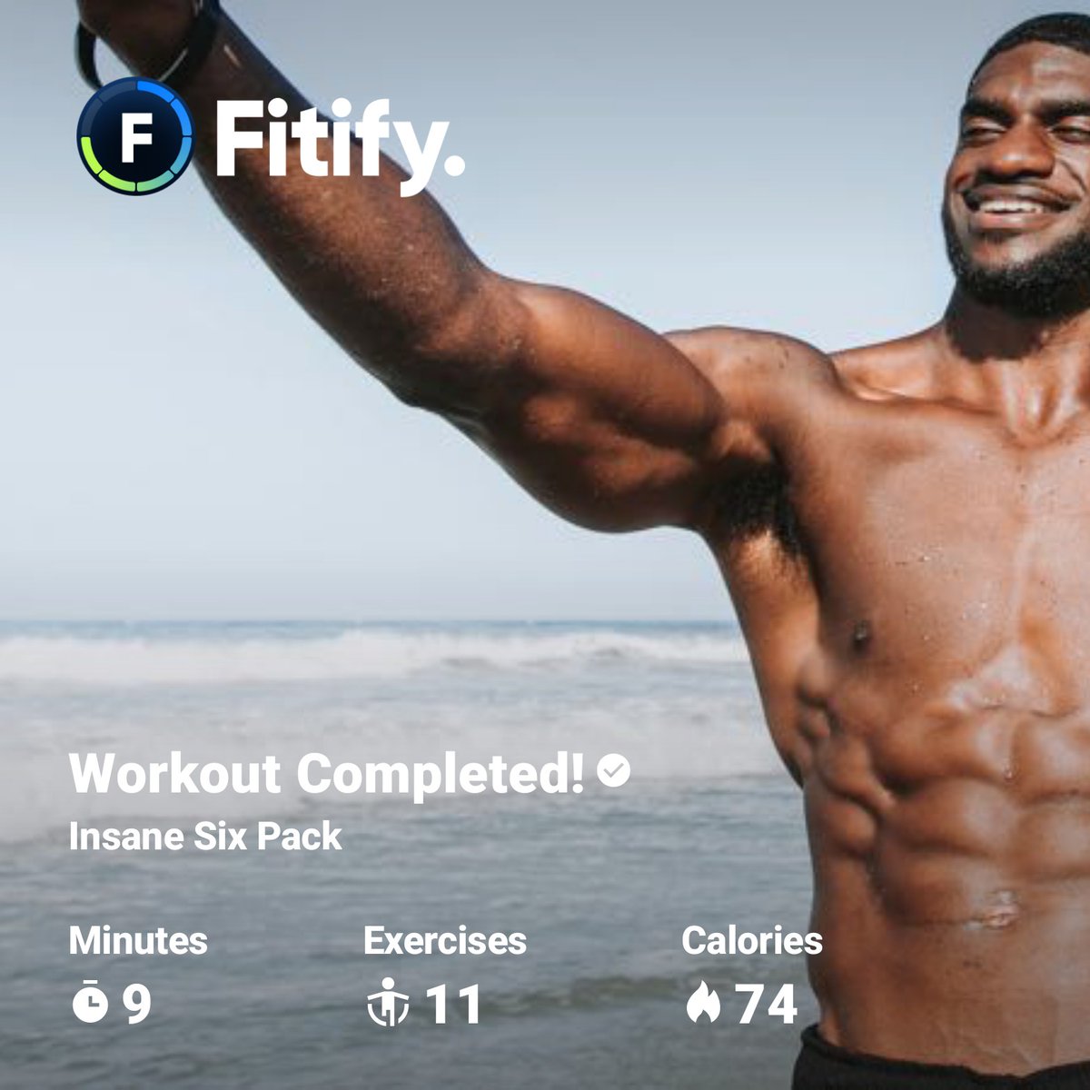 t_seiha's tweet photo. I just completed 9 minutes of Insane Six Pack with Fitify https://t.co/ftXDfYV5xe https://t.co/XjsDsa149J
