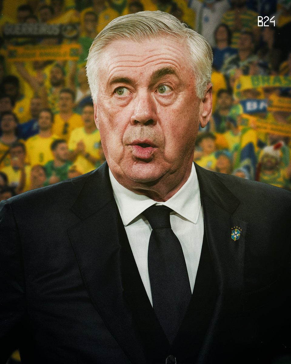 OFICIAL: Carlo Ancelotti é o novo selecionador do Brasil.
