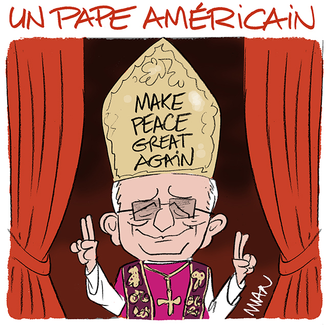 nmaParis's tweet image. Le pape Léon XIV, avec un peu d&apos;humour :