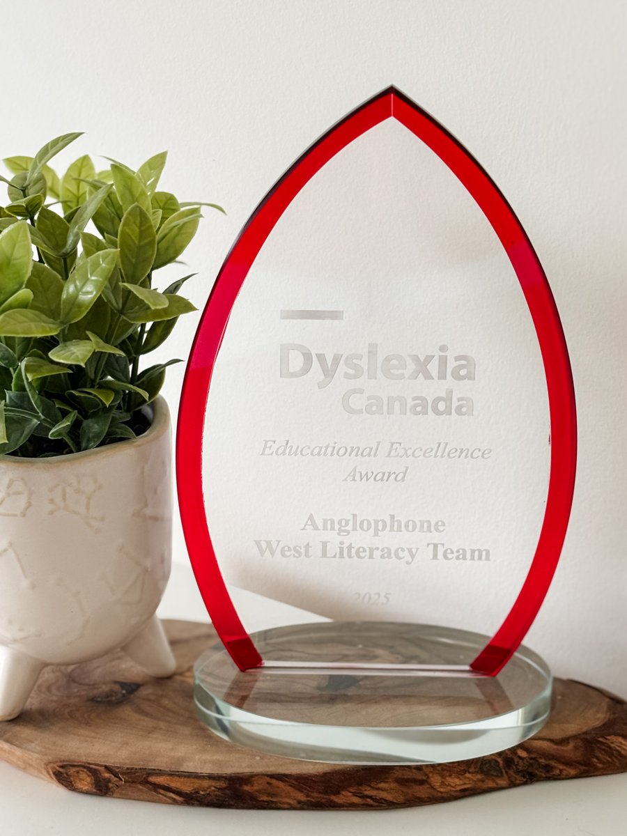 Congratulations to our K-5 Literacy Team for their 2025 Educational Excellence Award from Dyslexia Canada! Your commitment—and that of all our educators—to student success is truly appreciated!