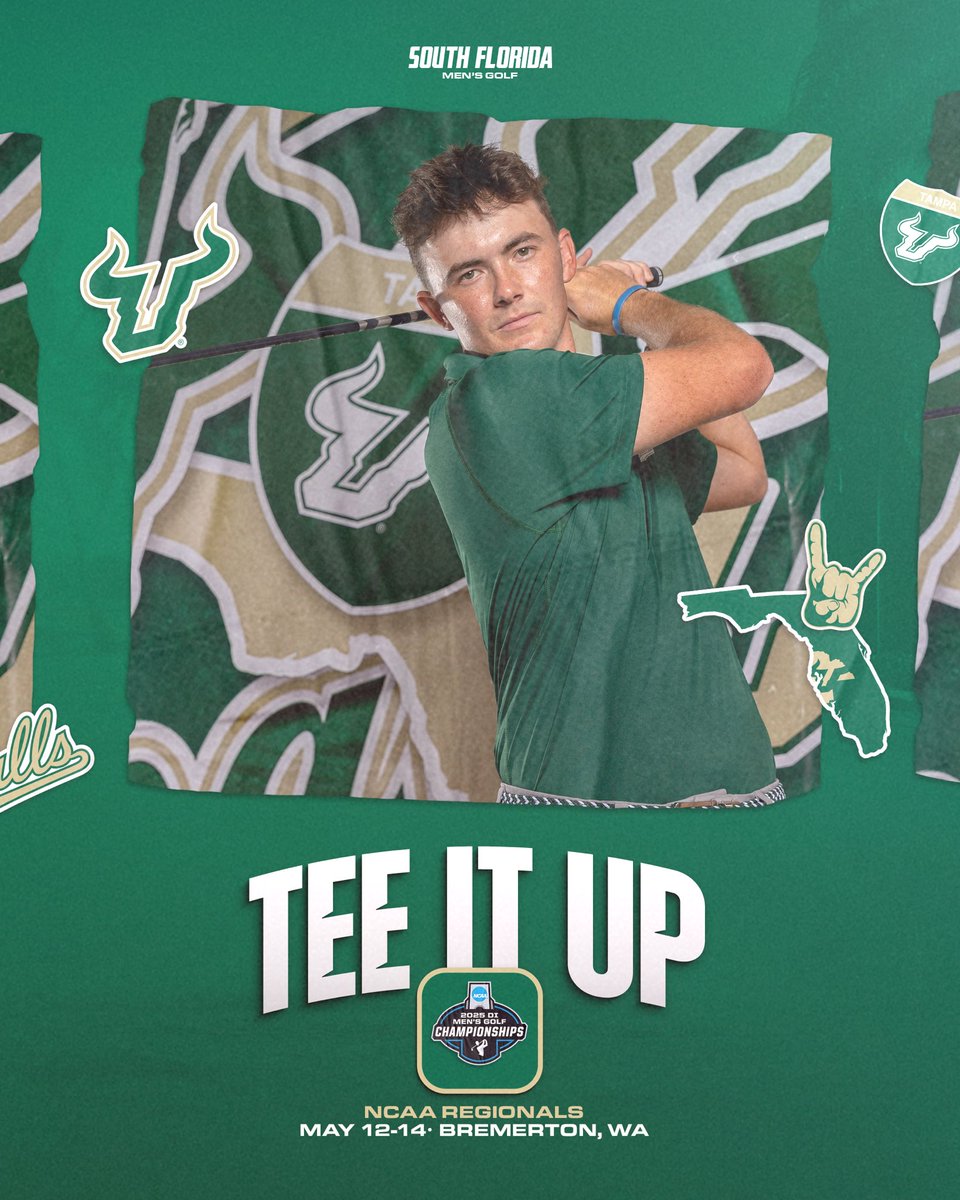 Bulls tee off at 11:30am EST for Round 1 of the NCAA Regionals!!!

#HornsUp🤘